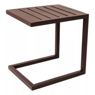 Imagem de Mesinha Mesa Lateral Espreguiçadeira Alumínio Varias Cores - Nossa Kas