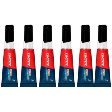 Imagem de 6Un Cola Super Bonder Henkel Loctite 3,6g Barato Atacado