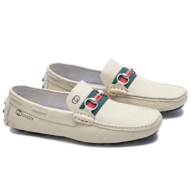 Imagem de Mocassim sapatilha drive causal GTS - Masculino - Couro 100% Legitimo,