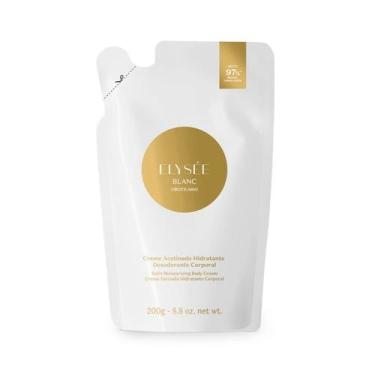 Imagem de Refil Creme Desodorante Hidratante Corporal Acetinado Elysee Blanc 200