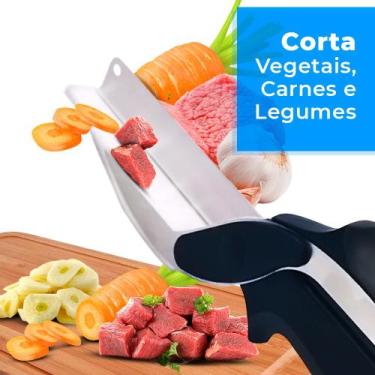 Imagem de Tesoura Corte Cozinha Fatiadora De Alimentos Legumes Carnes - Nibus