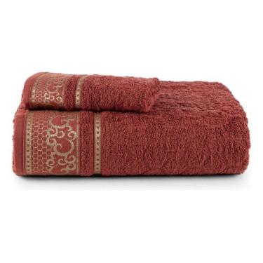 Imagem de Kit 2 Toalhas Eudora 100% Algodão - Hipoalergênicas - Riffo Store, Ver