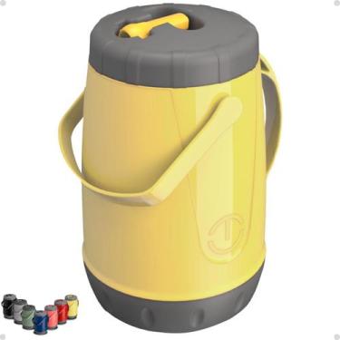 Imagem de Garrafa Jarra Pávia Térmica 2,5l Unitermi com Alça Dupla e Bico Dosado