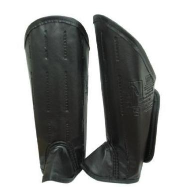 Imagem de Perneira Bidin 3 Talas com tiras autocolantes Preta RS CS34808