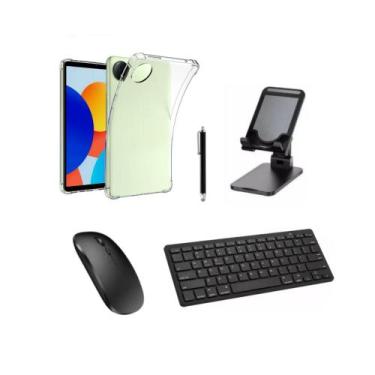 Imagem de Capa Protetora Silicone + Teclado + Mouse + Caneta + Suporte Para Tabl