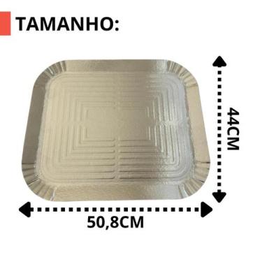 Imagem de Bandeja Laminada Para Bolo Torta Salgados Doces Brigadeiro Diversos Ta