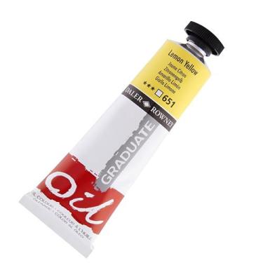 Imagem de Tinta oleo graduate 38ml daler & rowney escolha a cor, 651 - LEMON YEL