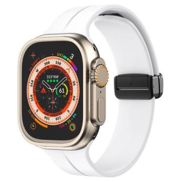 Imagem de Pulseira Silicone Magnética Marca 123Smart Compativel com iWatch 1 2 3