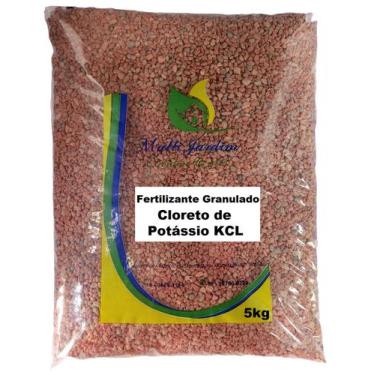 Imagem de 5kg Adubo Fertilizante Cloreto De Potássio KCL Vermelho - Multi Jardim