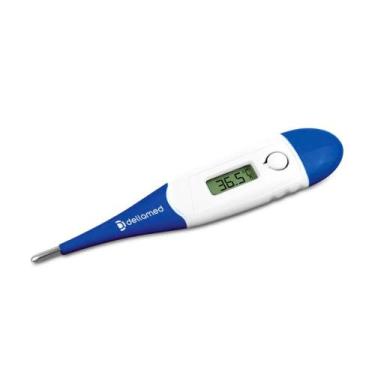 Imagem de Termômetro Clínico Digital Flexível Dellamed, Azul