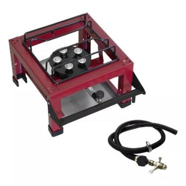 Imagem de Fogão ROA Júnior Alta Pressão 1 Boca - Roa - Linha Vinho