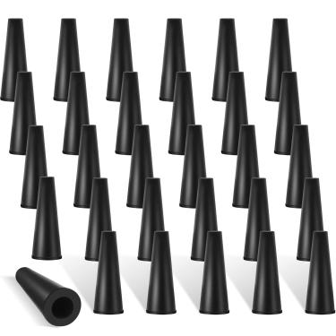 Imagem de 60 peças de plugues de reparo de painéis solares de piscina, kit de reparo de aquecedor solar de piscina, plugues solares de piscina para painéis solares de aquecedores de piscina, preto (0,8 cm de