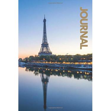 Imagem de Eiffel tower journal: Eiffel tower notebook,eiffel tower notepad,6" x 9" inch (15.24 x 22.86 cm),110 lined pages: Paris journal notebook:paris ... paris notebook for girls,paris notebooks
