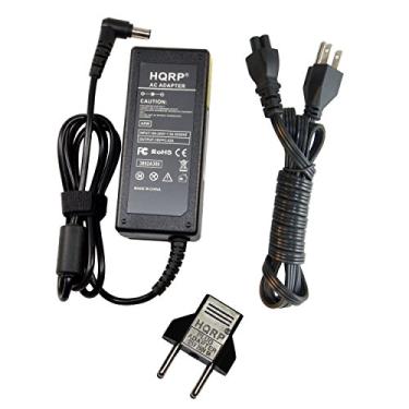 Imagem de HQRP Adaptador CA de 19V compatível com LG LCAP21 LCAP26-A LCAP21B EAY62648702 para monitor LED LCD HDTV adaptador de cabo de alimentação + adaptador de tomada Euro