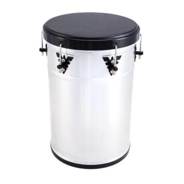 Imagem de REBOLO SAMBA MUSIC E PAGODE PHX 50x12 920AL ARO PRETO, ALUMINIO