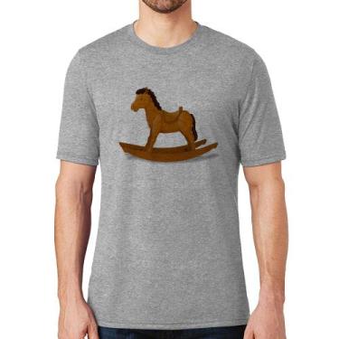 Imagem de Camiseta Cavalinho De Pau - Foca na Moda, Cinza, GG