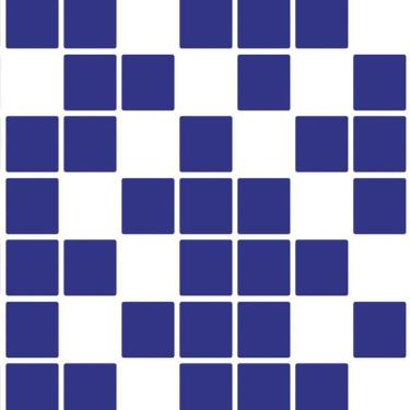 Imagem de Papel Parede Pastilha Azul E Branco Adesivo Cozinha Banheiro