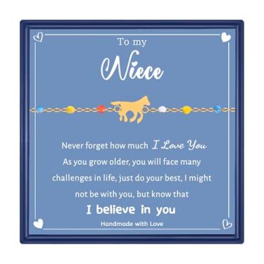 Imagem de AINILOVE Pulseiras de ferradura para mulheres, banhado a ouro 14k, pulseira de elos de ferradura de aço inoxidável para mãe, filha, irmã, amiga, cavalo, presentes para amigas, irmãs, amantes de