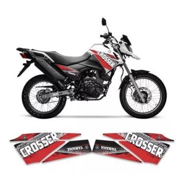 Imagem de Kit Adesivos Carenagem Yamaha Crosser Xtz 150 Vermelho - Resitank