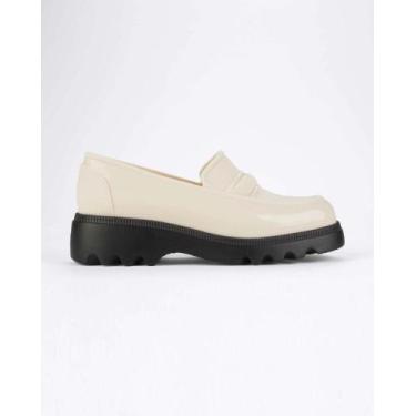 Imagem de Mocassim Tratorado Loafer Zaxy Flow, 38, Off white escuro
