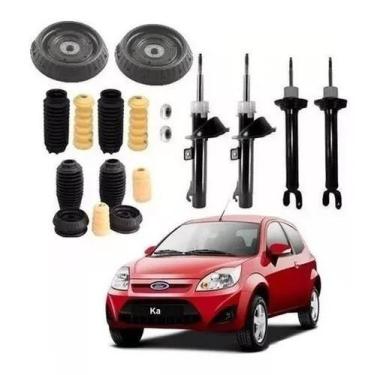 Imagem de 4 Amortecedor  4 Kit Suspensão Ford Ka 2010/ 2011/ 2012 - millenium