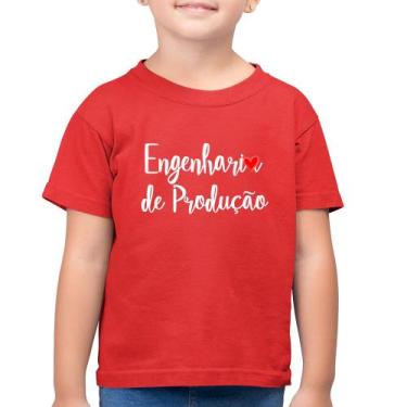 Imagem de Camiseta Algodão Infantil Engenharia de Produção - Foca na Moda, Verme