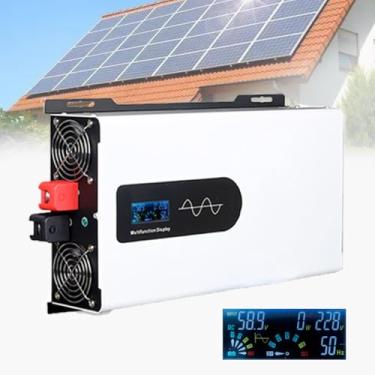 Imagem de Inversor de onda sinusoidal pura 5000 W, inversor solar de 5000 W, transformador de 24 V a 220 v, fácil ar condicionado, frigoríficos, bombas de água, máquinas de soldar e fogões de indução.