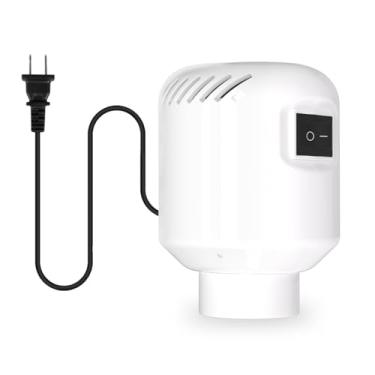 Imagem de BAMCOO Bomba elétrica para sacos de armazenamento a vácuo, bomba de vácuo de viagem para vários sacos de vedação a vácuo, bomba de ar portátil para compressão de roupas cobertor bagagem (bolsa de