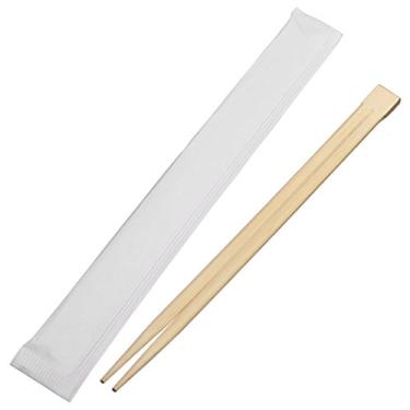 Imagem de Universal Souvenir – Batons de bambu descartáveis de 22,86 cm com embalagem branca individual conectada na parte superior, Marfim, 200 Pcs, 1