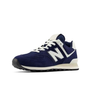 Imagem de New Balance Tênis unissex adulto 574 V2, Sal marinho/marinho, 11 Women/9.5 Men