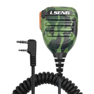 Imagem de LSENG Microfone Walkie Talkie para Baofeng UV-5R BF888S UV-82 Kenwoon Quansheng UV5K Rádio bidirecional (Camuflagem
