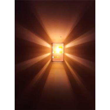 Imagem de Kit com 3 Arandela de Parede + Lente Colorida Com Lâmpada Led - Metais