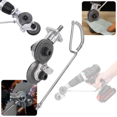 Imagem de Cortador Chapa Aço Alumínio Tesoura de Furadeira Funilaria - Luatek