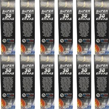 Imagem de Super Gel Desodorante Massageador Mary Life 30 Ervas Bisnaga 150g Kit 