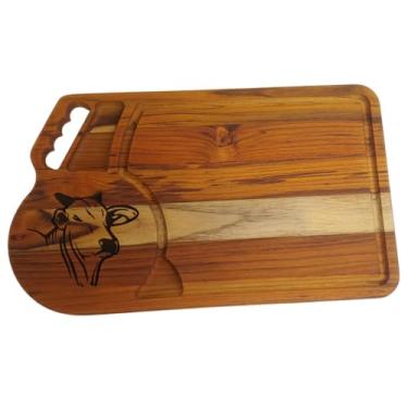 Imagem de Tábua De Carne De Madeira Estampa Boi