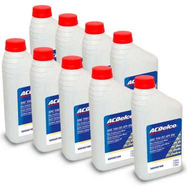 Imagem de 9 Litros De Oleo Motor 5w30 Sn 100 Sintetico Acdelco Acdelco Onix /prisma /agile /spin /s10 /sonic