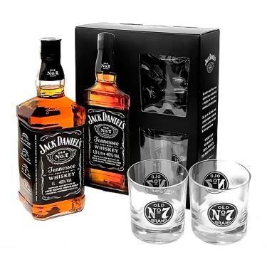 Imagem de Whisky Jack Daniel's Tennessee Whiskey 1l + 2 Copos