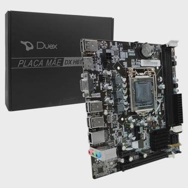Imagem de Placa Mãe Duex dx H61ZG, DDR3, Socket 1155, m-atx, Chipset Intel H61