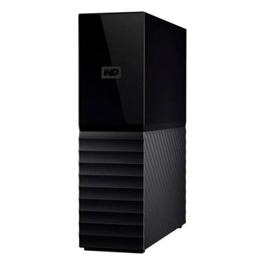Imagem de HD Externo Western Digital 10TB My Book Desktop 3.5 USB 3.0 com Fonte Preto - WDBBGB0100HBK-NESN