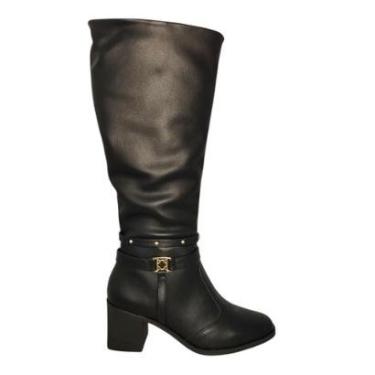 Imagem de Bota Feminina Bebece Cano Longo Salto Bloco Baixo T6230-624-Feminino