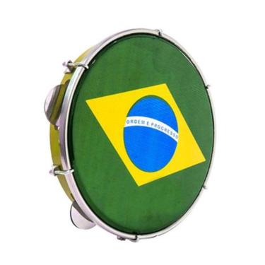 Imagem de Pandeiro 10 Bandeira Luen Amarelo