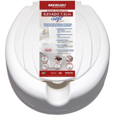 Imagem de Assento Elevado P/ Vaso Sanitario 7 5cm Soft Mebuki