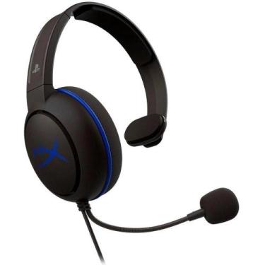 Imagem de Headset Gamer Hyperx Cloud Chat Ps4 - Preto E Azul