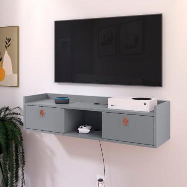 Imagem de Rack Suspenso 90 cm Vegas 32 Polegadas Com 2 Portas E Nicho Varias Cor