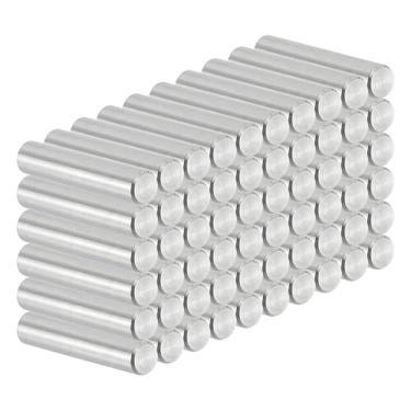 Imagem de PATIKIL Pino de cavilha de aço inoxidável de 4 mm x 20 mm, 60 peças de pinos de aço inoxidável 304 pinos de prateleira, suporte de haste, elementos de fixação de metal para prateleiras, componente de