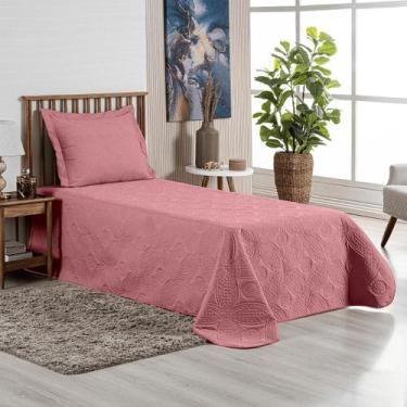 Imagem de Cobre Leito Colcha Solteiro Box 2 Peças Dupla Face 200 Fios Macio Com 