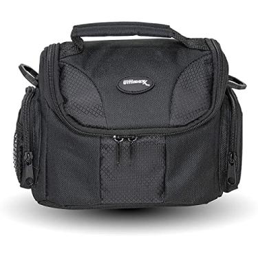 Imagem de Mala/bolsa de viagem para câmera digital SLR acolchoada macia média com clipe destacável e alça ajustável