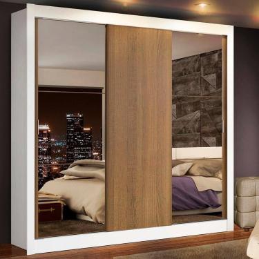 Imagem de Guarda-roupa Casal Lyon Plus 3 Portas de Correr Madesa