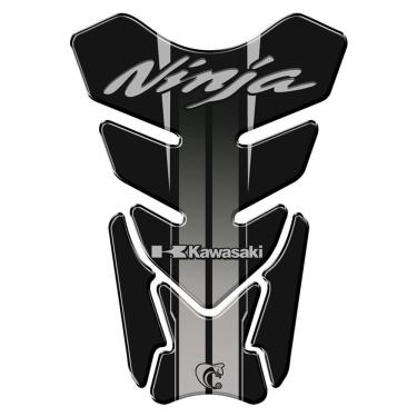 Imagem de Protetor De Tanque Adesivo Moto Kawasaki Ninja Preto Cor Transparente