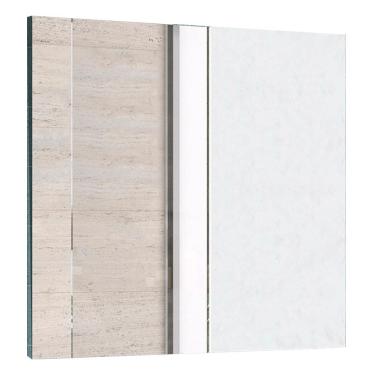 Imagem de Espelheira Para Banheiro Bn3638 Metalizado Tecno Mobili Metalizado